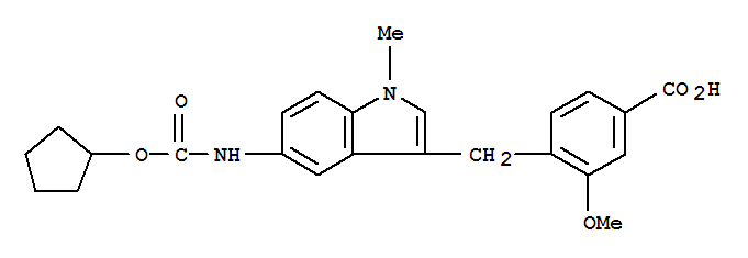 methyl3-methoxy-4-(1-methyl-5-aminoindol-3-ylmethyl)benzoate
