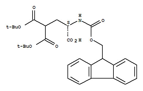 1,1,3-Propanetricarboxylicacid, 3-[[(9H-fluoren-9-ylmethoxy)carbonyl]amino]-, 1,1-bis(1,1-dimethylethyl)ester, (3S)-