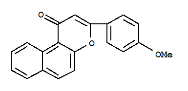 1H-Naphtho[2,1-b]pyran-1-one,3-(4-methoxyphenyl)-