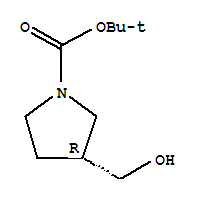 1-Pyrrolidinecarboxylicacid, 3-(hydroxymethyl)-, 1,1-dimethylethyl ester, (3R)-