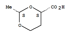 1,3-Dioxane-4-carboxylicacid, 2-methyl-, (2S-cis)- (9CI)
