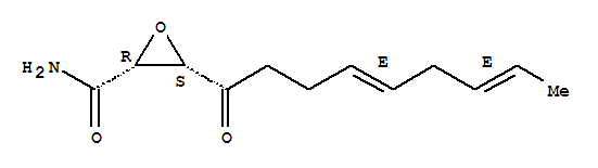 2-Oxiranecarboxamide,3-[(4E,7E)-1-oxo-4,7-nonadien-1-yl]-, (2R,3S)-
