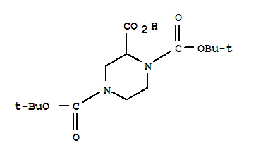 1-N-Boc-4-N-Bocpiperazine-2-Carboxylicacid