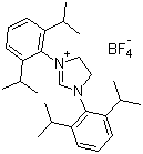 1,3-Bis(2,6-di-i-propylphenyl)-4,5-dihydroimidazolium tetrafluoroborate