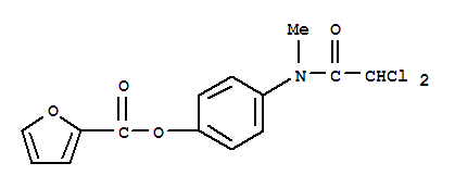 2-Furancarboxylic acid,4-[(2,2-dichloroacetyl)methylamino]phenyl ester