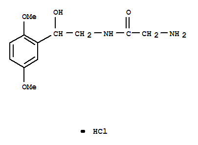 2-Amino-N-[2-(2,5-dimethoxyphenyl)-2-hydroxyethyl]acetamide monohydrochloride