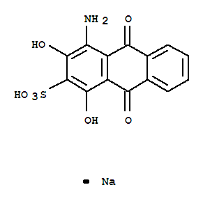 2-Anthracenesulfonicacid, 4-amino-9,10-dihydro-1,3-dihydroxy-9,10-dioxo-, sodium salt (1:1)