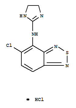 2,1,3-Benzothiadiazol-4-amine,5-chloro-N-(4,5-dihydro-1H-imidazol-2-yl)-, hydrochloride (1:1)