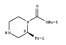 1-Piperazinecarboxylicacid, 2-(1-methylethyl)-, 1,1-dimethylethyl ester, (2S)-