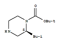 1-Piperazinecarboxylicacid, 2-(2-methylpropyl)-, 1,1-dimethylethyl ester, (2S)-