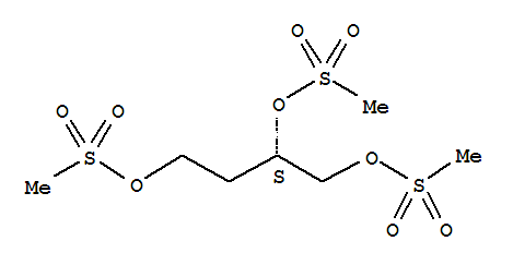 1,2,4-Butanetriol,trimethanesulfonate, (2S)- (9CI)