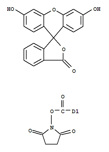 Spiro[isobenzofuran-1(3H),9'-[9H]xanthene]-ar-carboxylicacid, 3',6'-dihydroxy-3-oxo-, 2,5-dioxo-1-pyrrolidinyl ester