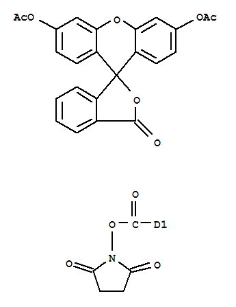 5(6)-(N-SUCCINIMIDYLOXYCARBONYL)-3',6',O,O'-DIACETYLFLUORESCEIN