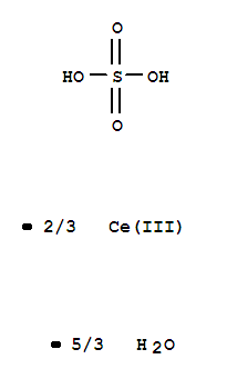 Sulfuric acid,cerium(3+) salt (3:2), pentahydrate (8CI,9CI)