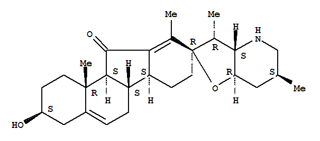 Spiro[9H-benzo[a]fluorene-9,2'(3'H)-furo[3,2-b]pyridin]-11(1H)-one,2,3,3'a,4,4',5',6,6',6a,6b,7,7',7'a,8,11a,11b-hexadecahydro-3-hydroxy-3',6',10,11b-tetramethyl-,(2'R,3S,3'R,3'aS,6'S,6aS,6bS,7'aR,11aS,11bR)-
