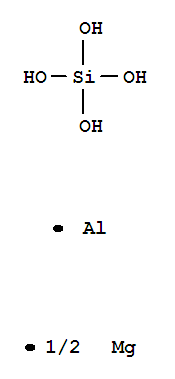 Silicic acid (H4SiO4),aluminum magnesium salt (2:2:1)