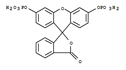 Spiro[isobenzofuran-1(3H),9'-[9H]xanthen]-3-one,3',6'-bis(phosphonooxy)-