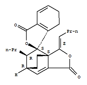 (1S,3a\'S,5\'R,6\'R,Z)-3\'-butylidene-5\'-propyl-5\',6,6\',7-tetrahydro-1\'H,3H,3\'H-spiro[isobenzofuran-1,4\'-[3a,6]ethanoisobenzofuran]-1\',3-dione