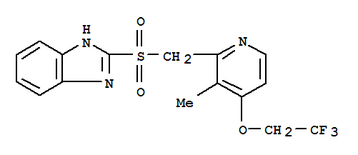 2-[[3-methyl-4-(2,2,2-trifluoroethoxy)pyridin-2-yl]methylsulfonyl]-1H-benzimidazole