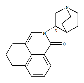 (3aS)-2-(3S)-1-Azabicyclo[2.2.2]oct-3-yl-2,3,3a,4,5,6-hexahydro-1H-benz[de]isoquinolin-1-one  