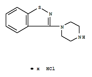 1,2-Benzisothiazole,3-(1-piperazinyl)-, hydrochloride (1:?)