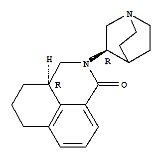 1H-Benz[de]isoquinolin-1-one,2-(3R)-1-azabicyclo[2.2.2]oct-3-yl-2,3,3a,4,5,6-hexahydro-, (3aR)-