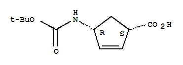 (-)-(1S,4R)-N-Boc-4-aminocyclopent-2-enecarboxylic acid