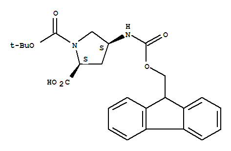 N-boc-cis-4-fmoc-Amino-L-Proline