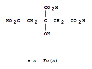 1,2,3-Propanetricarboxylicacid, 2-hydroxy-, iron salt (1:?)
