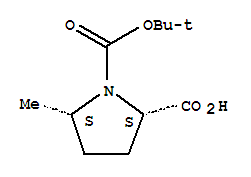 (2S,5S)-5-methyl-1-[(2-methylpropan-2-yl)oxycarbonyl]pyrrolidine-2-carboxylic acid
