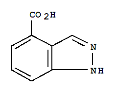 1H-吲唑-4-羧酸, 97%  677306-38-6  250mg 产品图片