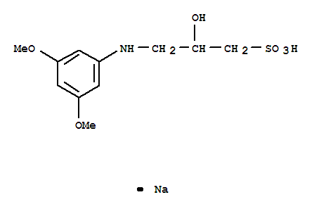 1-Propanesulfonic acid,3-[(3,5-dimethoxyphenyl)amino]-2-hydroxy-, sodium salt (1:1)