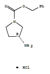 1-Pyrrolidinecarboxylicacid, 3-amino-, phenylmethyl ester, hydrochloride (1:1), (3R)-