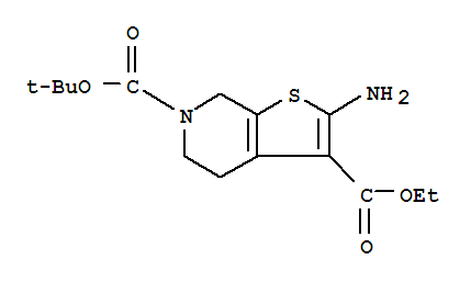 Thieno[2,3-c]pyridine-3,6(5H)-dicarboxylicacid, 2-amino-4,7-dihydro-, 6-(1,1-dimethylethyl) 3-ethyl ester
