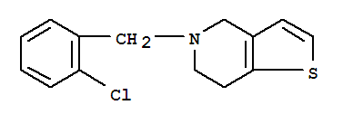 Thieno[3,2-c]pyridine,5-[(2-chlorophenyl)methyl]-4,5,6,7-tetrahydro-