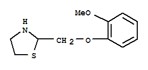 Thiazolidine,2-[(2-methoxyphenoxy)methyl]-
