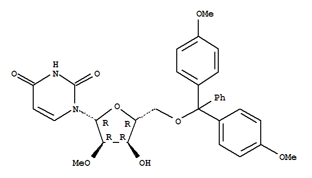 Uridine,5'-O-[bis(4-methoxyphenyl)phenylmethyl]-2'-O-methyl-  