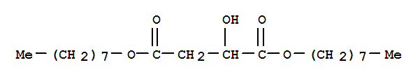 Butanedioic acid,2-hydroxy-, 1,4-dioctyl ester