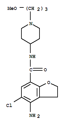 7-Benzofurancarboxamide,4-amino-5-chloro-2,3-dihydro-N-[1-(3-methoxypropyl)-4-piperidinyl]-