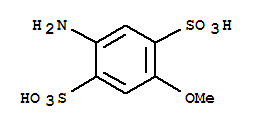 1,4-Benzenedisulfonicacid, 2-amino-5-methoxy-