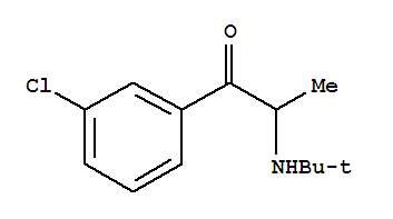 1-Propanone,1-(3-chlorophenyl)-2-[(1,1-dimethylethyl)amino]-