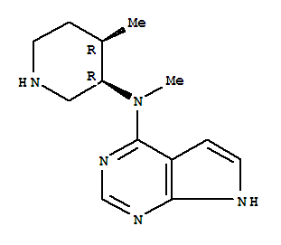 7H-Pyrrolo[2,3-d]pyrimidin-4-amine, N-methyl-N-[(3...