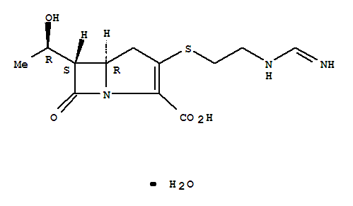 1-Azabicyclo[3.2.0]hept-2-ene-2-carboxylicacid, 6-[(1R)-1-hydroxyethyl]-3-[[2-[(iminomethyl)amino]ethyl]thio]-7-oxo-,hydrate (1:1), (5R,6S)-