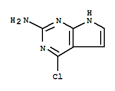 4-chloro-7H-pyrrolo[2,3-d]pyrimidin-2-amine 84955-31-7