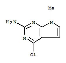 4-chloro-7-methyl-7H-pyrrolo[2,3-d]pyrimidin-2-amine 90065-71-7
