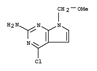 7H-Pyrrolo[2,3-d]pyrimidin-2-amine,4-chloro-7-(methoxymethyl)-