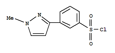 Benzenesulfonyl chloride, 3-(1-methyl-1H-pyrazol-3-yl)-