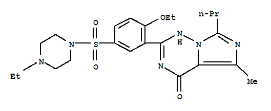 Vardenafil hydrochloride trihydrate