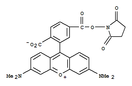 Xanthylium,9-[2-carboxy-5-[[(2,5-dioxo-1-pyrrolidinyl)oxy]carbonyl]phenyl]-3,6-bis(dimethylamino)-,inner salt