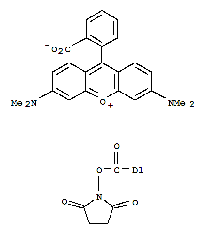 5(6)-Carboxytetramethylrhodamine succinimidyl este...